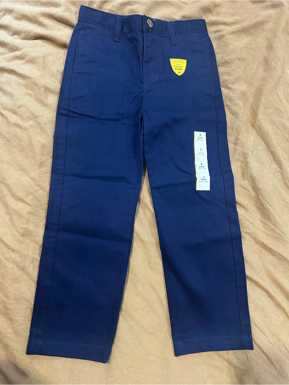 NEW! Boys Cat & Jack Navy Blue Uniform Pants Size 5